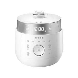 CUCKOO Twin Pressure Rice Cooker 6-Cup Uncooked / 12-Cup Cooked with Induction Heating Technology (CRP-LHTR0609FW) $354.49 + Free Shipping