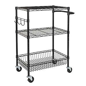 Hyper Tough 3-Tier New Multipurpose Rolling Cart $18.26 + Free S&H w/ Walmart+ or on $35+