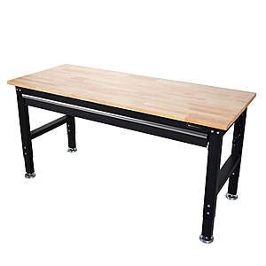 WORKPRO 60" Heavy-Duty Workbench with Single Drawer $99.60 + Free Shipping