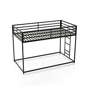 Furniture of America Veric Kids Twin over Twin Low Profile Bunk Bed $48 + Free Shipping