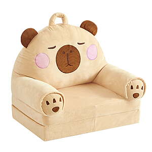 Little Nest Flip-Out Chair (Capybara or Axolotl) $11.90 + Free S&H w/ Walmart+ or on $35+