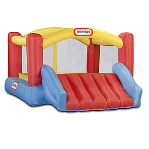 Little Tikes Jump 'n Slide 9'x12' Inflatable Bounce House with Slide and Blower $150 + Free Shipping
