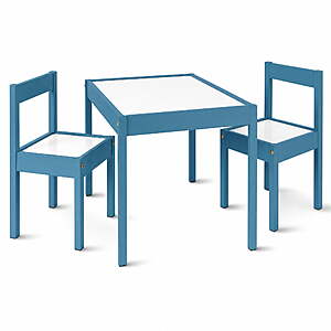 3-Piece Mainstays Kids Dry Erase Activity Table & Chair Set (Blue) $13.98 + Free Shipping w/ Walmart+ or on $35+
