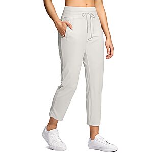 YYV Women's High-Waisted Stretch Ankle Golf Pants w/ 3 Pockets & Split Hem (XS-XXL, Various) from $13.49 + Free Shipping w/ Prime or on $35+