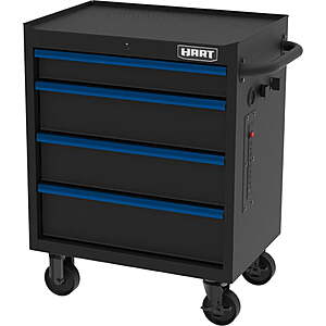 27" 4-Drawer HART Rolling Tool Cabinet $119.60 + Free Shipping