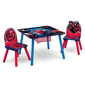 $20 - Marvel Spider-Man Table and 2 Chairs with Storage Set by Delta Children