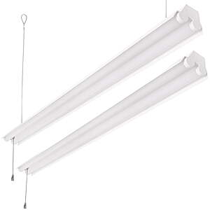 Hyper Tough 4 ft 5000 Lumen LED Shop Light, White, 2-Pack $13.43