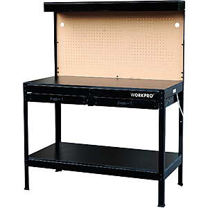 $59.60 - WORKPRO Multi-Purpose 48-inch Workbench with Work Light, 3302