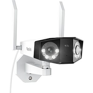 REOLINK 4K 8MP Security Camera Outdoor Dual Lens 180 Degree Duo 2 WiFi | Dual-Band WiFi 6 $105.26