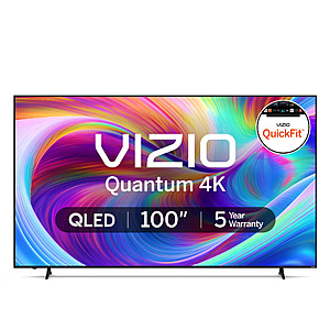 VIZIO 100" Class Quantum Series QLED Smart TV + 5 Year Warranty $998