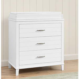 Delta Children Phoebe 3-Drawer Dresser w/ Interlocking Drawers (Bianca White) $91.60 + Free Shipping