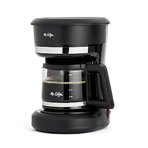 Mr. Coffee 5-Cup Switch Coffee Maker (Black) $15.99 + Free Shipping