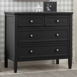 Delta Children Epic 3-Drawer Dresser w/ Interlocking Drawers (Black Ebony) $61.93 + Free Shipping
