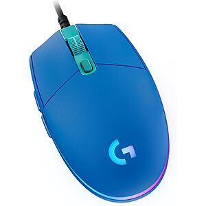Logitech G203 LIGHTSYNC Wired Gaming Mouse w/ 8000 DPI Optical Sensor & 6 Programmable Buttons (Blue) $19.99 + Free Shipping