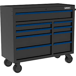 HART 42-Inch 9-Drawer Heavy-Duty Rolling Tool Cabinet, Steel Garage Storage with Lock $199.6