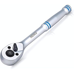 NEIKO 3/8" 100-Tooth Ratchet Wrench w/ 3.6° Swing & Quick Release $10.49 + Free Shipping w/ Prime or on $35+