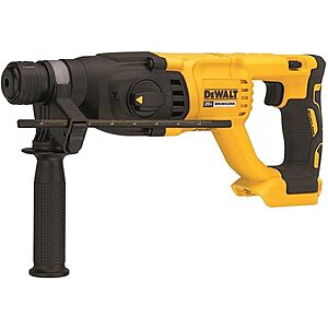 DEWALT DCH133B 20V MAX SDS Plus 1 Inch Cordless Rotary Hammer with D-Handle, Bare Tool Only $109.2