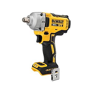 DEWALT DCF891B 20V MAX Cordless Impact Wrench, 1/2' Hog Ring, Includes LED Work Light and Belt Clip, Bare Tool Only $162.24