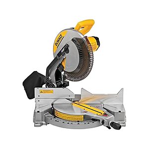$181.73 | DeWALT 12" 15-Amp Single Bevel Compound Miter Saw at Woot!