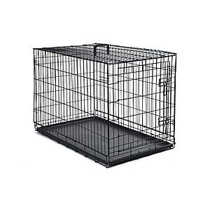 Max & Marlow 30" x 19" x 21.5" Single-Door Foldable Metal Wire Dog Crate w/ Tray & Divider $13.23 & More + Free Shipping w/ Walmart+ or on $35+