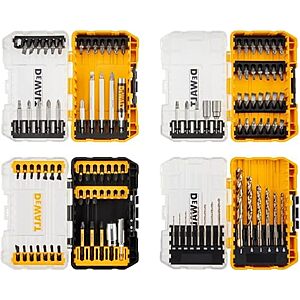$20.98* | 21-Pc DeWALT Titanium Nitride Coated Pilot Point Drill Bit Set w/ Case at Amazon