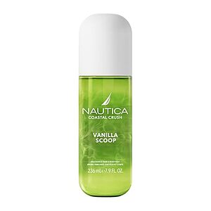 [NEW, SnS] $5.49 | 8-Oz Nautica Vanilla Scoop, a Decadent Gourmand Hair & Body Mist for Women at Amazon