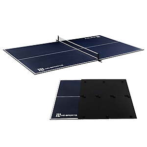 MD Sports Official Size 4-Piece Foldable Ping Pong Table Tennis Conversion Top w/ Net (Blue) $55.60 + Free Shipping