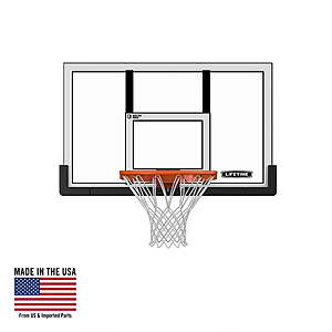 Lifetime 48" Polycarbonate Basketball Backboard & Rim Combo $84 + Free Shipping