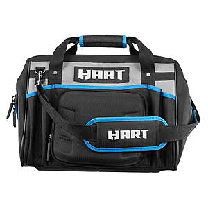 HART 16" Heavy Duty Tool Bag $33.97 + Free Shipping w/ Walmart+ or on $35+