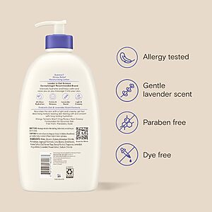 33-Ounce Aveeno Stress Relief Body Wash w/ Prebiotic Oat (Lavender) $7.78 w/ S&S + Free Shipping w/ Prime or on $35+