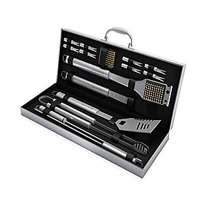 $15 | Home Complete 16-Piece BBQ Grill Accessories Set at Woot!