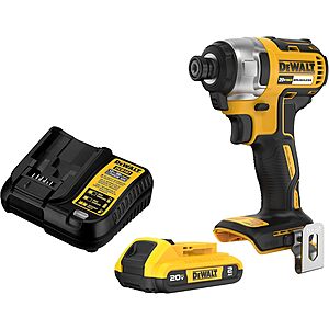 DEWALT 20V MAX 1/4" Impact Driver w/ 2Ah Battery & Charger (DCF787D1) $99.00 + Free Shipping