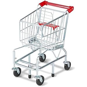 $22.82** | Melissa & Doug Metal Frame Toy Shopping Cart at Amazon