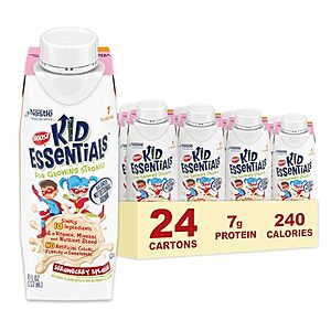 [NEW, SnS] $18.61 | 24-Pack 8-Oz BOOST Kid Essentials 1.0kcal Balanced Nutritional Drink (Strawberry Splash) at Amazon