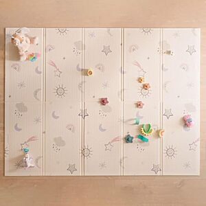 77" x 58" Nuby Reversible Baby Floor Mat (Star Pattern) $20