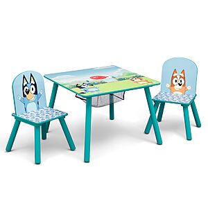 Delta Children Bluey Kids Table Set w/ 2 Chairs and Storage (Bluey) $24.00 + Free Shipping w/ Prime or on $35+
