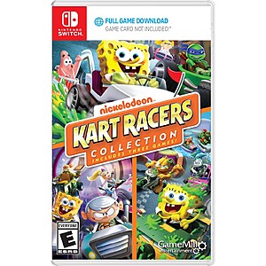 $9.20: Nickelodeon Karts Collection-Code in Box (Nintendo Switch), Free Shipping at ebay