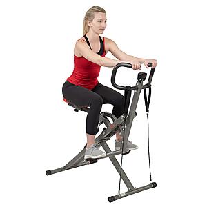 Sunny Health & Fitness Row-N-Ride PRO Hydraulic Squat Assist Trainer $68 + Free S&H at Amazon