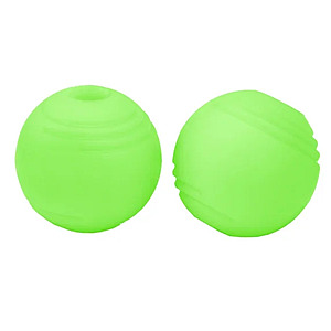 $3.80: Chew King By Mammoth Dog Toy 3 Inch Durable Rubber Fetch Glow Balls (Large, 2-Pack) at Walmart.com