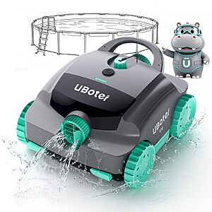 UBoter Cordless Robotic Pool Cleaner E10 Automatic, Dual-Layer Filtration $149.5