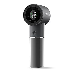 Cheerair Handheld 6-Speed Powerful Mini Personal Fan, Rechargeable 5000mAh Battery with Up to 15 Hours Runtime, Smart LED Display $14.91