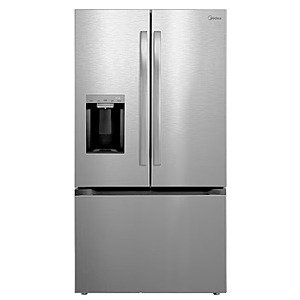 Midea Standard-Depth OneTouch Autofill 28.9-cu ft 36-in Wide French Door Refrigerator with Dual Ice Maker ( Stainless steel ) ENERGY STAR Certified $1499