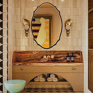 Irregular Decorative Wall Mirror (36'' H X 24'' W) $34.99 + Free Shipping on 35+