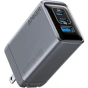 Anker - Prime Charger (100W, 3 Ports, GaN) FS