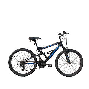 $75.20 - Hyper Bicycles 26" Shocker Mountain Bike, Adult Ages 14+, Black/Blue
