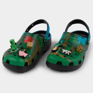 CROCS x Minecraft Classic Clogs | sizes M10/W12, M11, M12, M13 $34.99