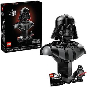 $39.99 | 349-Piece LEGO Star Wars: Bust Collection - Darth Vader Bust (75439, 2026) at Amazon