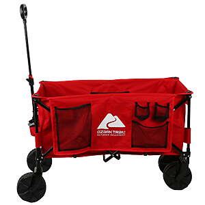 Ozark Trail Hazel Creek Extra Large Wagon w/ Extended Handle (Red) $47.48 + Free Shipping