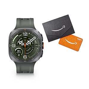 Samsung Galaxy Watch Ultra2 + $100 GC, Titanium Silver, 47mm LTE Smartwatch $699