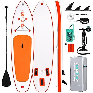 FunWater Inflatable Ultra-Light Stand Up Paddle Board $85.79